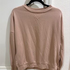 Pink Crewneck Sweatshirt (Charlotte Russe)